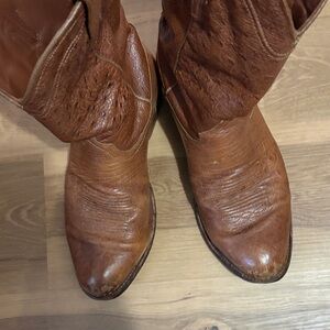 Tecovas Tan Leather Boots